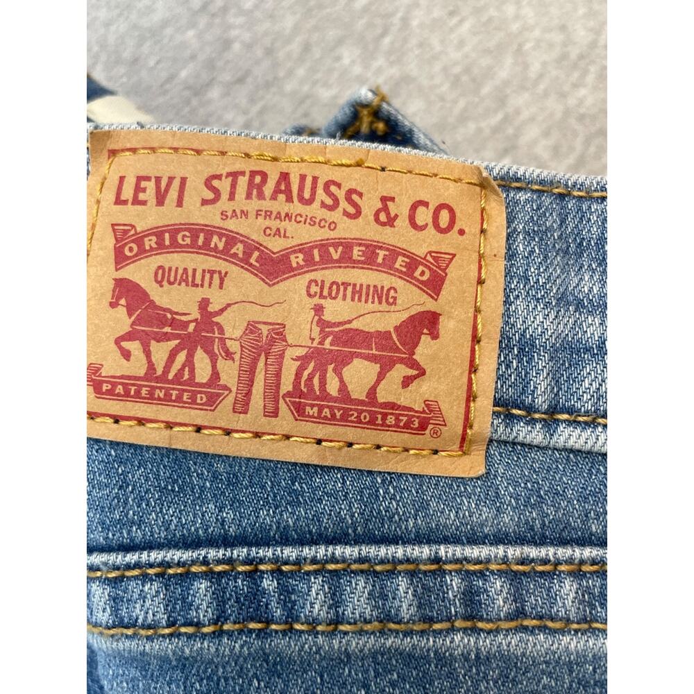 Levis Jeans Womens 10M Blue Cotton Blend Stretch Classic Bootcut Mid-Rise - Picture 8 of 8